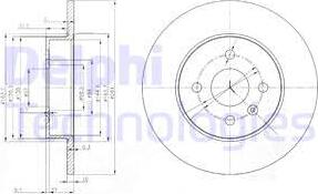 Delphi BG3885C - Discofreno autozon.pro