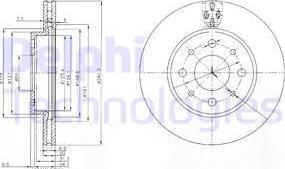 Delphi BG3839 - Discofreno autozon.pro