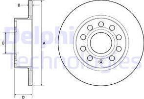 Delphi BG3834 - Discofreno autozon.pro