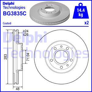 Delphi BG3835C - Discofreno autozon.pro