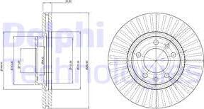 Delphi BG3835 - Discofreno autozon.pro