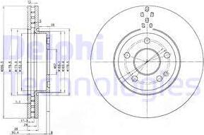 Delphi BG3838 - Discofreno autozon.pro