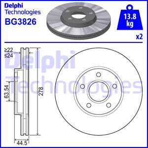 Delphi BG3826 - Discofreno autozon.pro