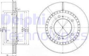 Delphi BG3821 - Discofreno autozon.pro