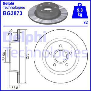 Delphi BG3873 - Discofreno autozon.pro