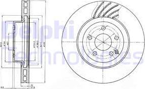 Delphi BG3877 - Discofreno autozon.pro