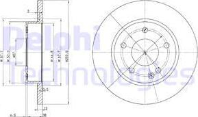 Delphi BG3394 - Discofreno autozon.pro