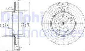 Delphi BG3396C - Discofreno autozon.pro