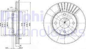 Delphi BG3359C - Discofreno autozon.pro