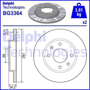 Delphi BG3364 - Discofreno autozon.pro