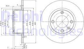 Delphi BG3367 - Discofreno autozon.pro