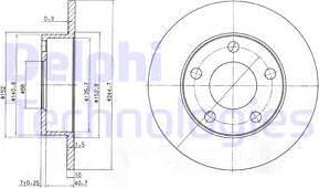 Delphi BG3381C - Discofreno autozon.pro