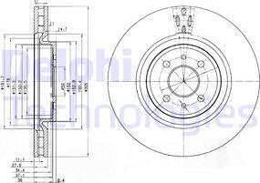 Delphi BG3387 - Discofreno autozon.pro