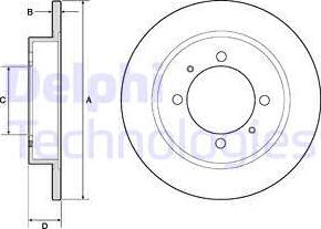 Delphi BG3203 - Discofreno autozon.pro