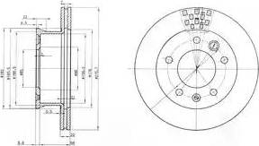 Delphi BG3236C - Discofreno autozon.pro