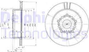 Delphi BG3230 - Discofreno autozon.pro