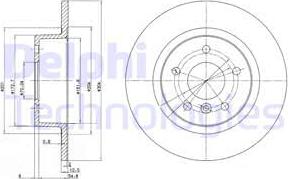 Delphi BG3227C - Discofreno autozon.pro