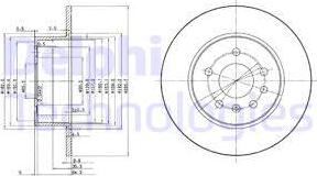 Delphi BG3274C - Discofreno autozon.pro