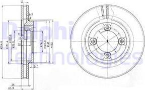 Delphi BG3272 - Discofreno autozon.pro