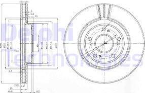 Delphi BG3747 - Discofreno autozon.pro