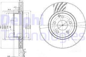 Delphi BG3756 - Discofreno autozon.pro