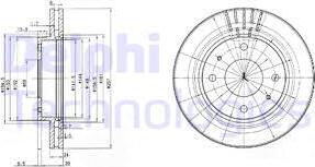 Delphi BG3750 - Discofreno autozon.pro