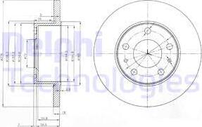 Delphi BG3751 - Discofreno autozon.pro