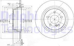 Delphi BG3757 - Discofreno autozon.pro