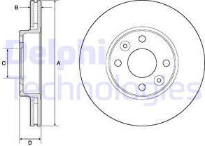 Delphi BG3762C - Discofreno autozon.pro