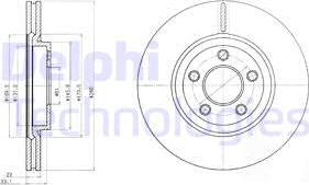 Delphi BG3704 - Discofreno autozon.pro