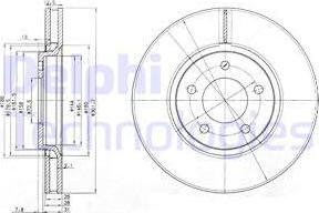 Delphi BG3716 - Discofreno autozon.pro