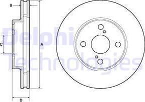 Delphi BG3734C-18B1 - Discofreno autozon.pro