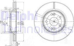 Delphi BG3733 - Discofreno autozon.pro