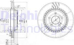 Delphi BG3726 - Discofreno autozon.pro