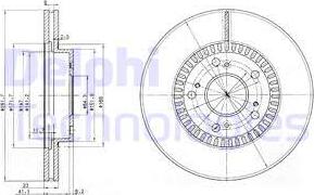 Delphi BG3720 - Discofreno autozon.pro