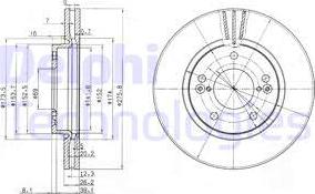 Delphi BG3721 - Discofreno autozon.pro