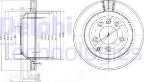 Delphi BG3775C-19B1 - Discofreno autozon.pro