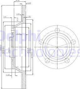 Delphi BG2987 - Discofreno autozon.pro