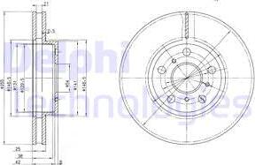 Delphi BG2450 - Discofreno autozon.pro