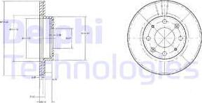 Delphi BG2451 - Discofreno autozon.pro