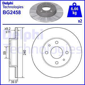 Delphi BG2458 - Discofreno autozon.pro