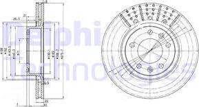 Delphi BG2460 - Discofreno autozon.pro