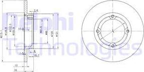 Delphi BG2400 - Discofreno autozon.pro