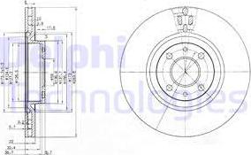 Delphi BG2407 - Discofreno autozon.pro