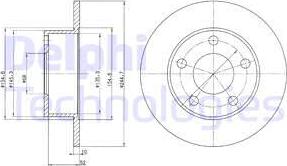 Delphi BG2410 - Discofreno autozon.pro