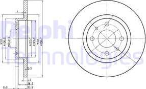 Delphi BG2411 - Discofreno autozon.pro