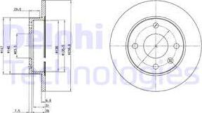 Delphi BG2439 - Discofreno autozon.pro