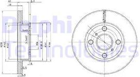 Delphi BG2424 - Discofreno autozon.pro