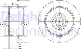 Delphi BG2594 - Discofreno autozon.pro