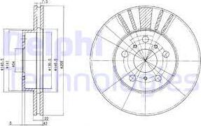 Delphi BG2596 - Discofreno autozon.pro